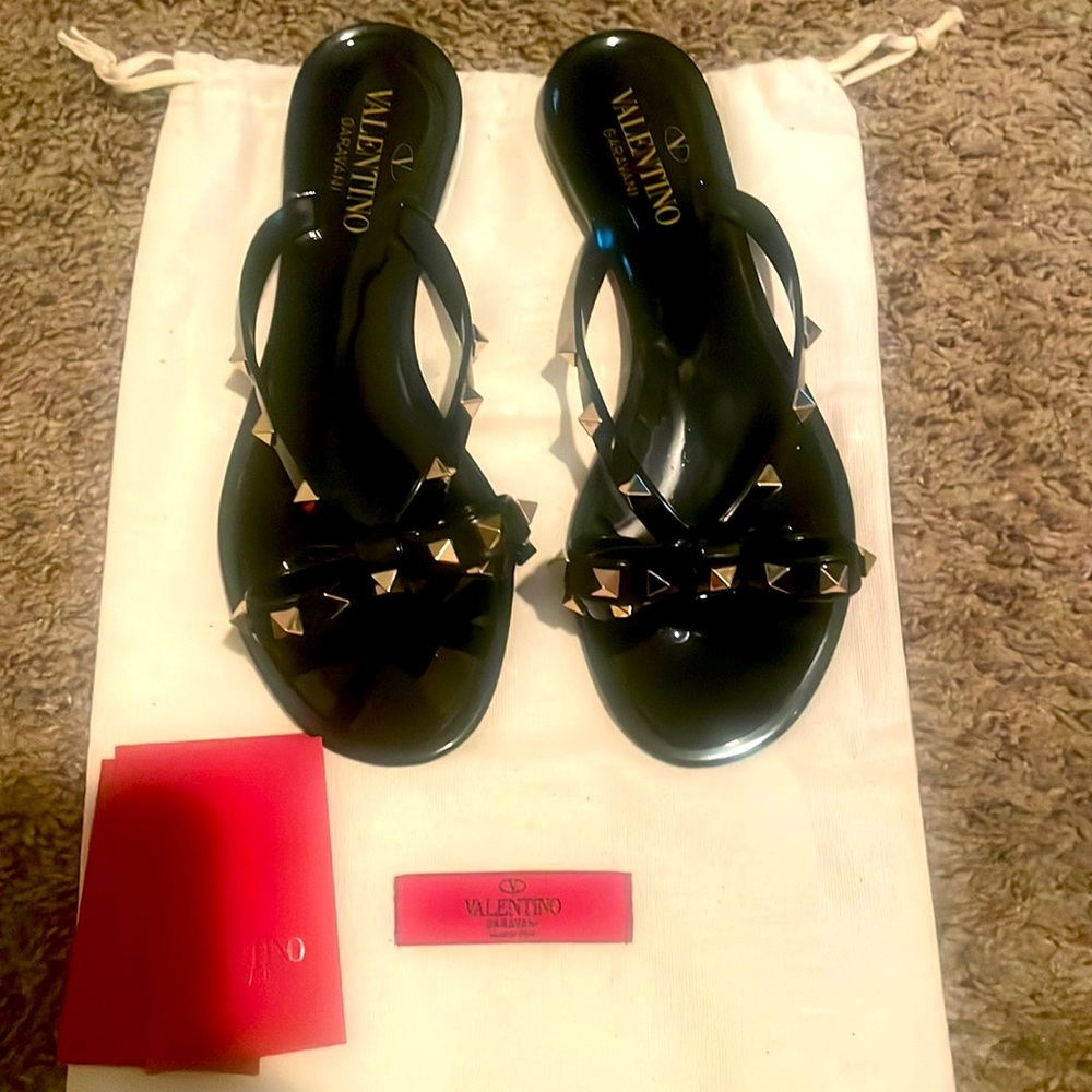 Black Valentino sandals